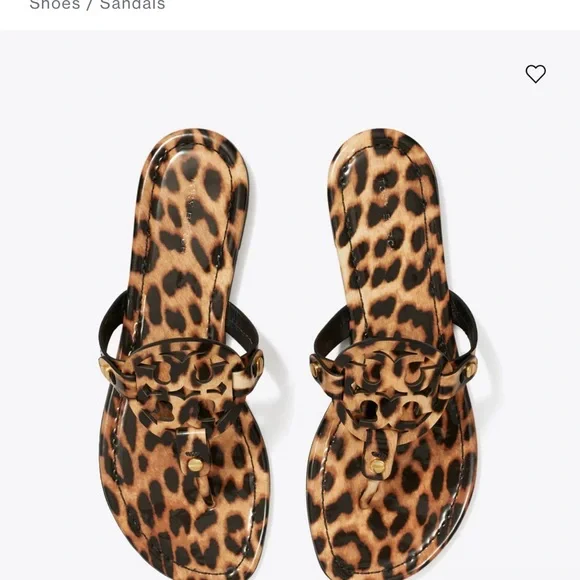 Tory Burch Miller Leopard Print Sandals - Picture 2 of 8